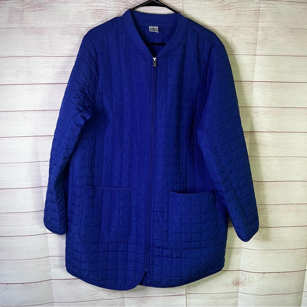 Athletic‎ Works Full Zipper Quilted Jacket Size XXL (20)